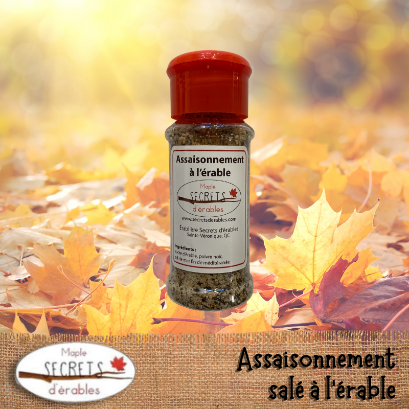 Assaisonnement salé à l'érable 55g