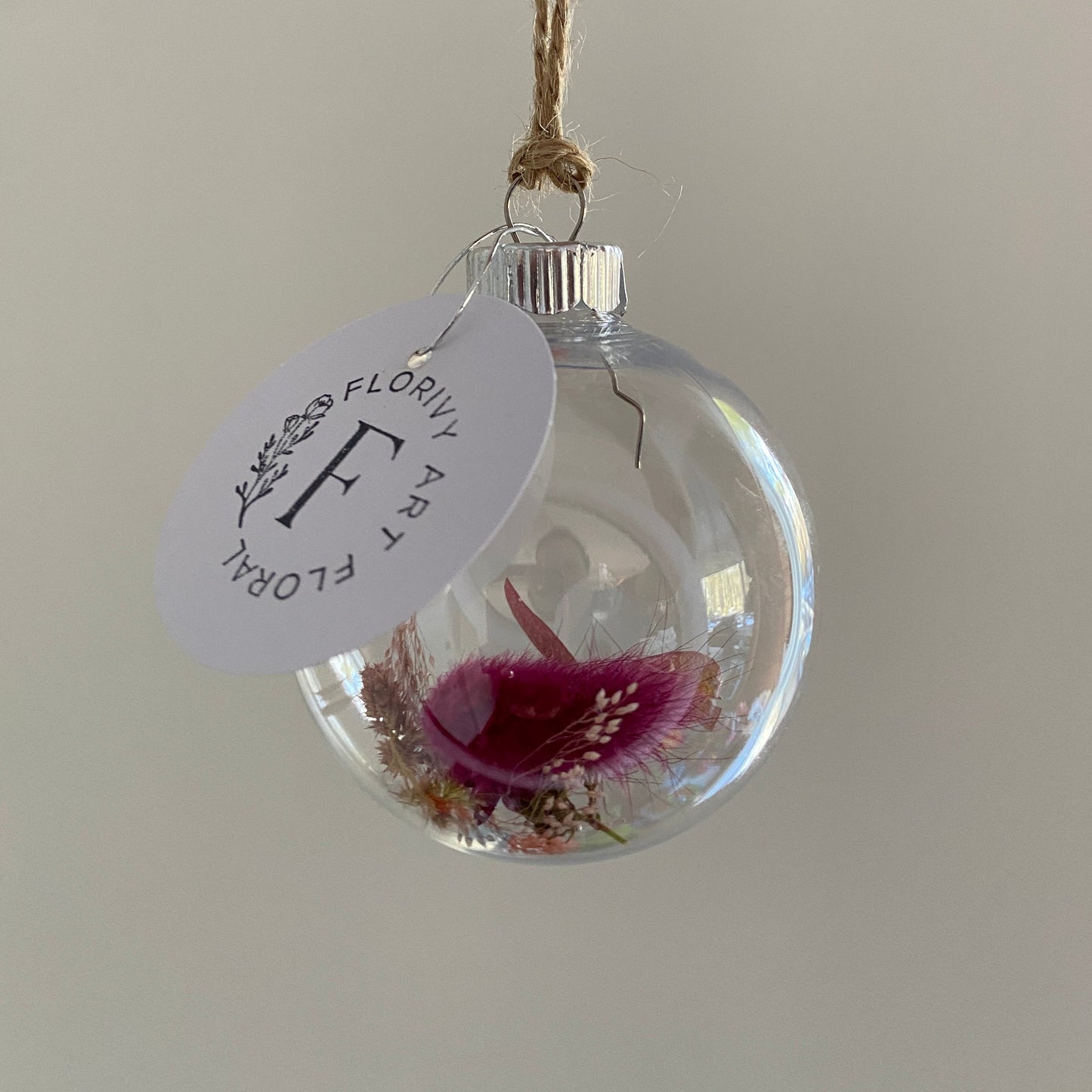 Petite boule de Noël en acrylique