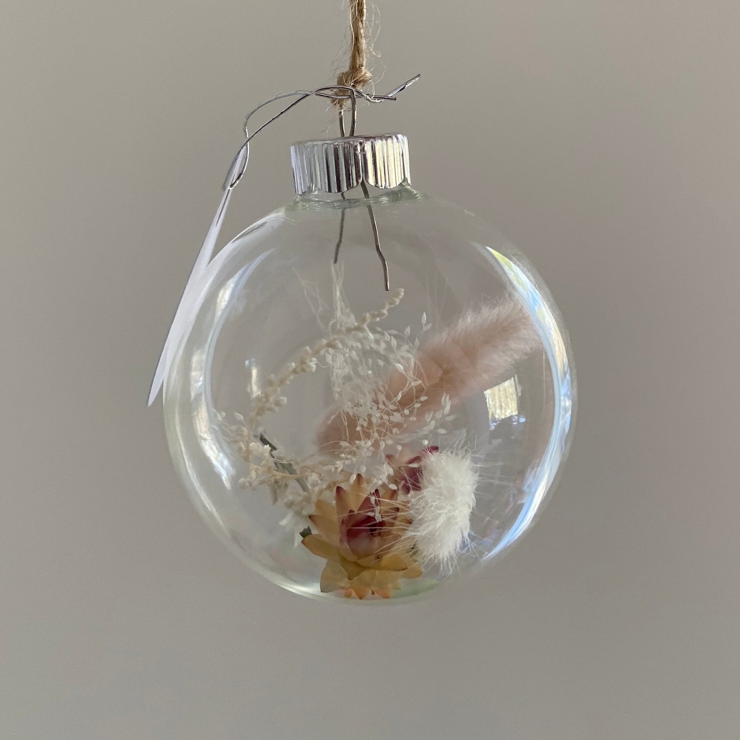Petite boule de Noël en verre
