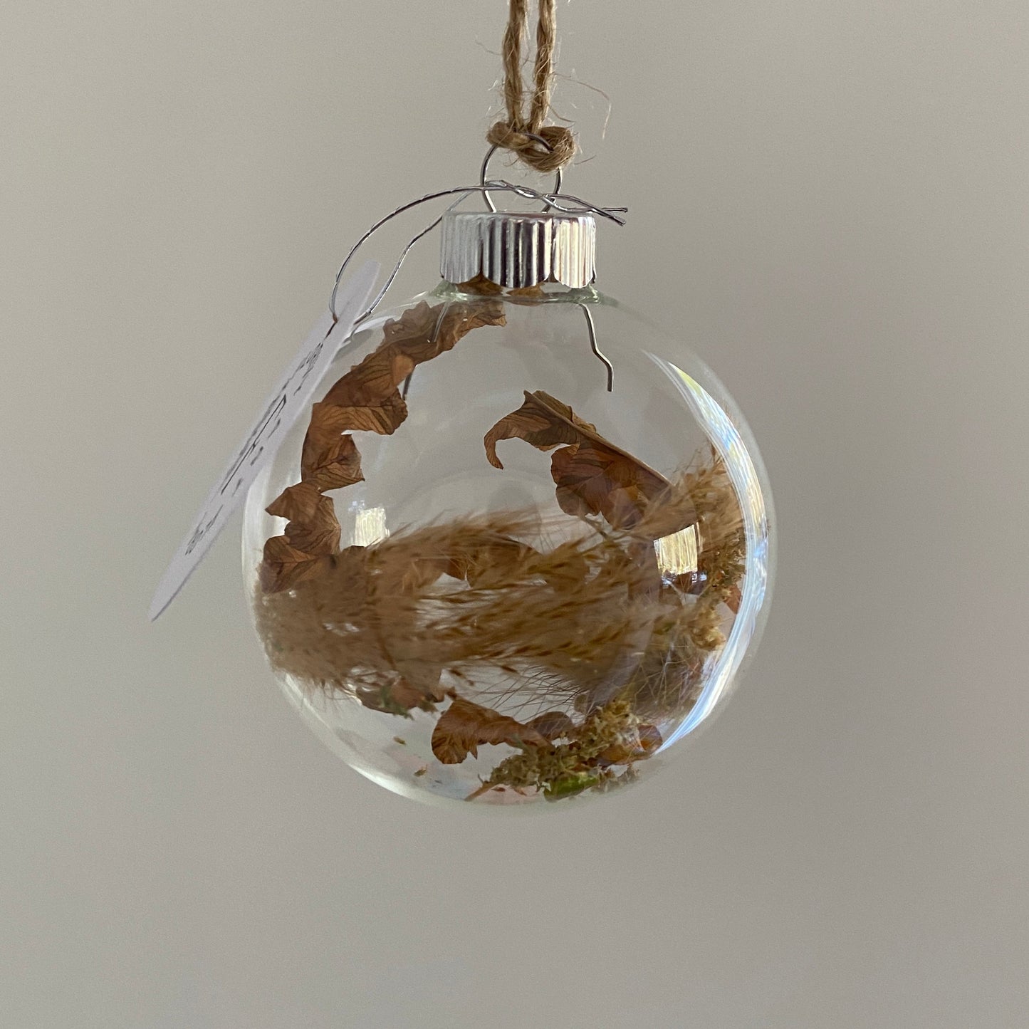 Petite boule de Noël en verre
