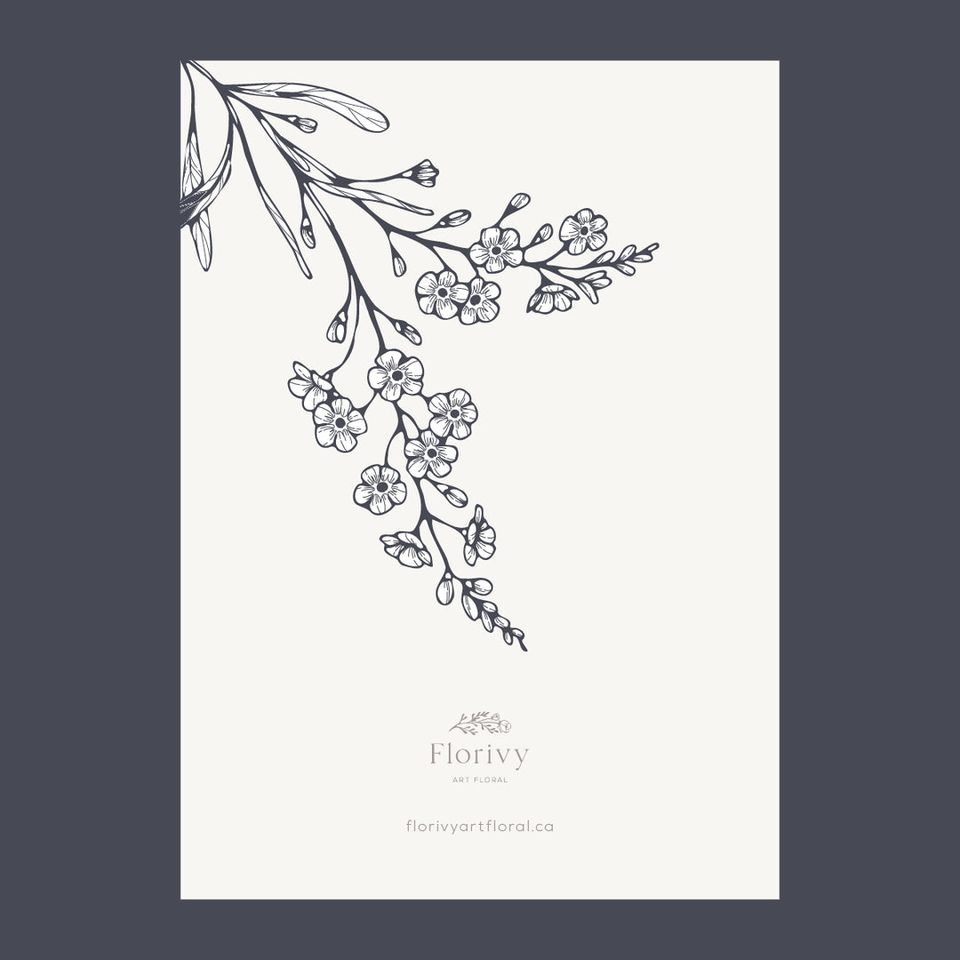 Carte 5"x7" - Mon amour