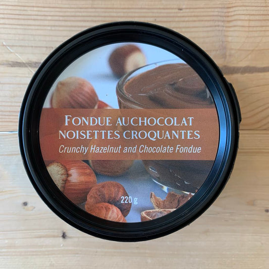 Fondue au chocolat noisettes croquantes 220g