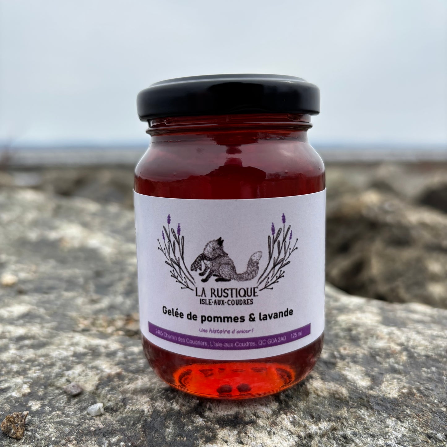Gelée pommes & lavande 125ml