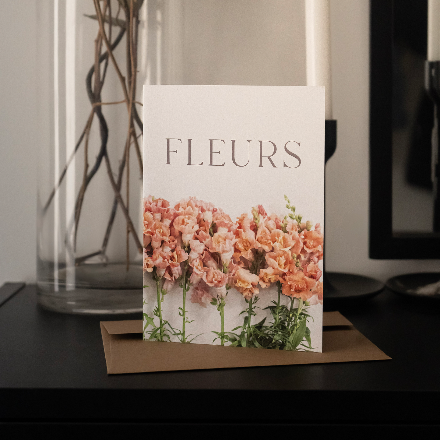 Carte 5"x7" - Fleurs