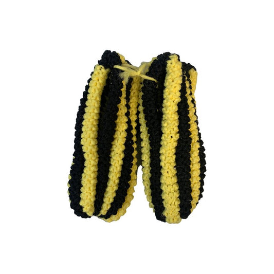 Pantoufles en phentex Femme Ligné Jaune & noir