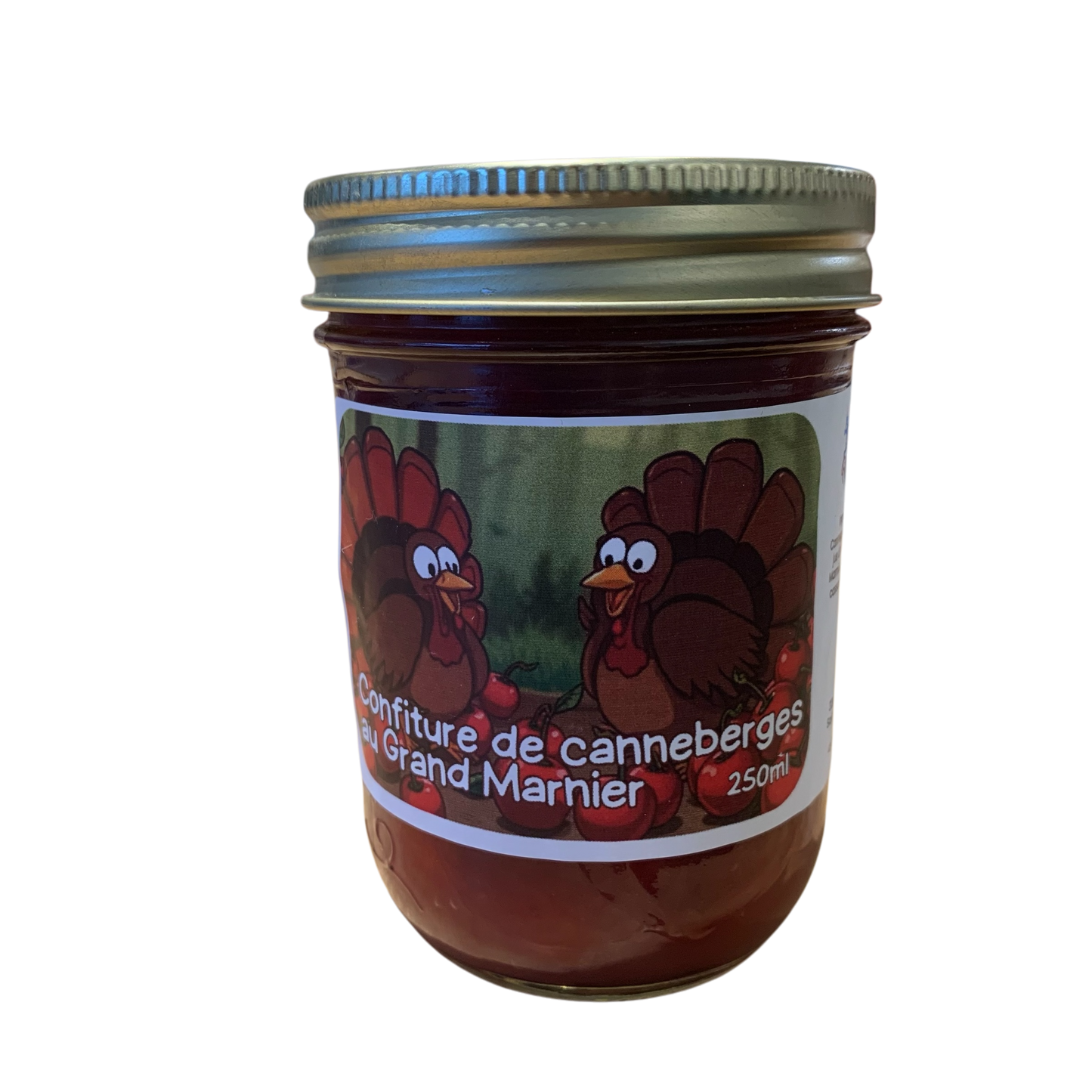 Confiture de canneberges au Grand Marnier 250ml