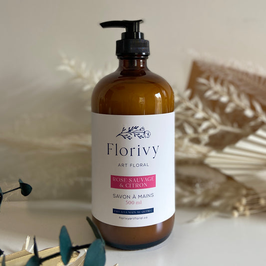 Savon - rose sauvage et citron