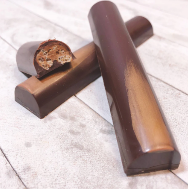 Barre chocolat praliné amandes-noisettes et riz soufflé sans-gluten 35g