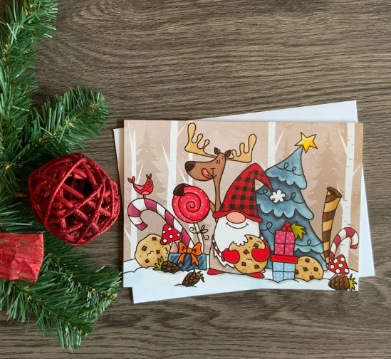 Carte Gnome sapin
