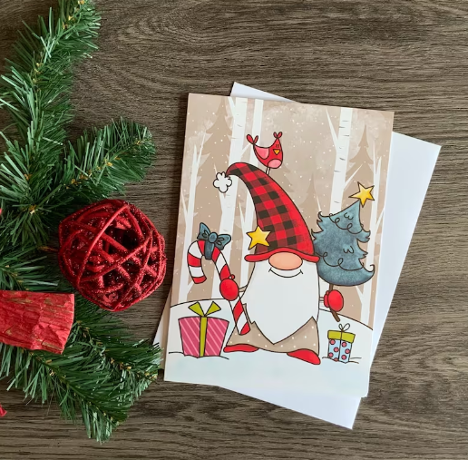 Carte Gnome sapin