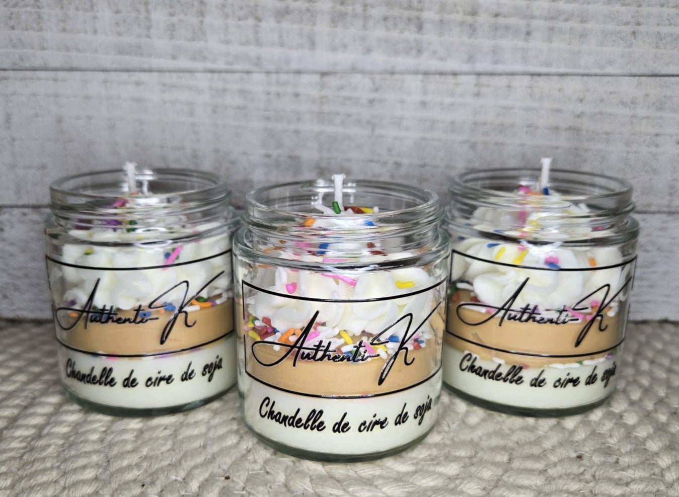 Chandelle Gâteau de fête