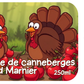 Confiture de canneberges au Grand Marnier 250ml