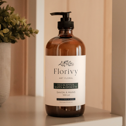 Duo fleurs et savon - St-Valentin