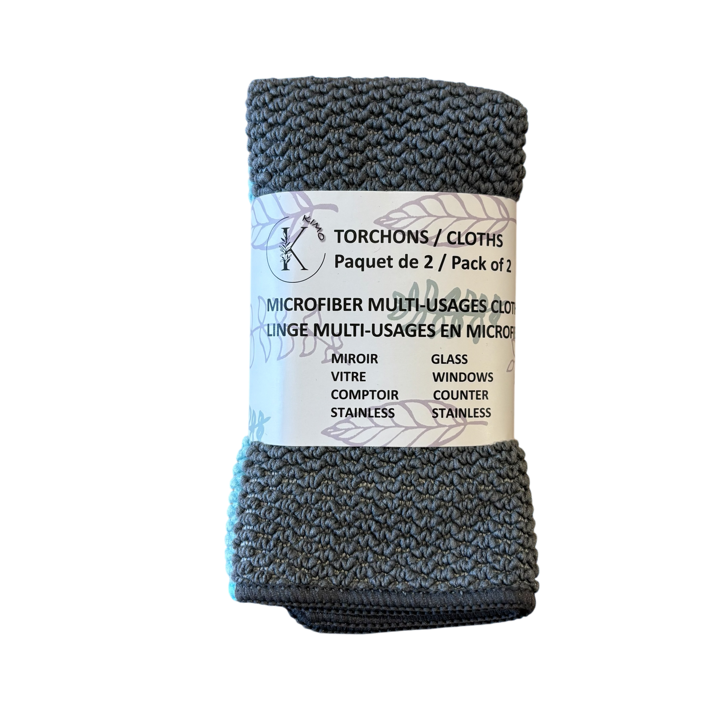 Linge en microfibre - Torchons assortis (paquet de 2)
