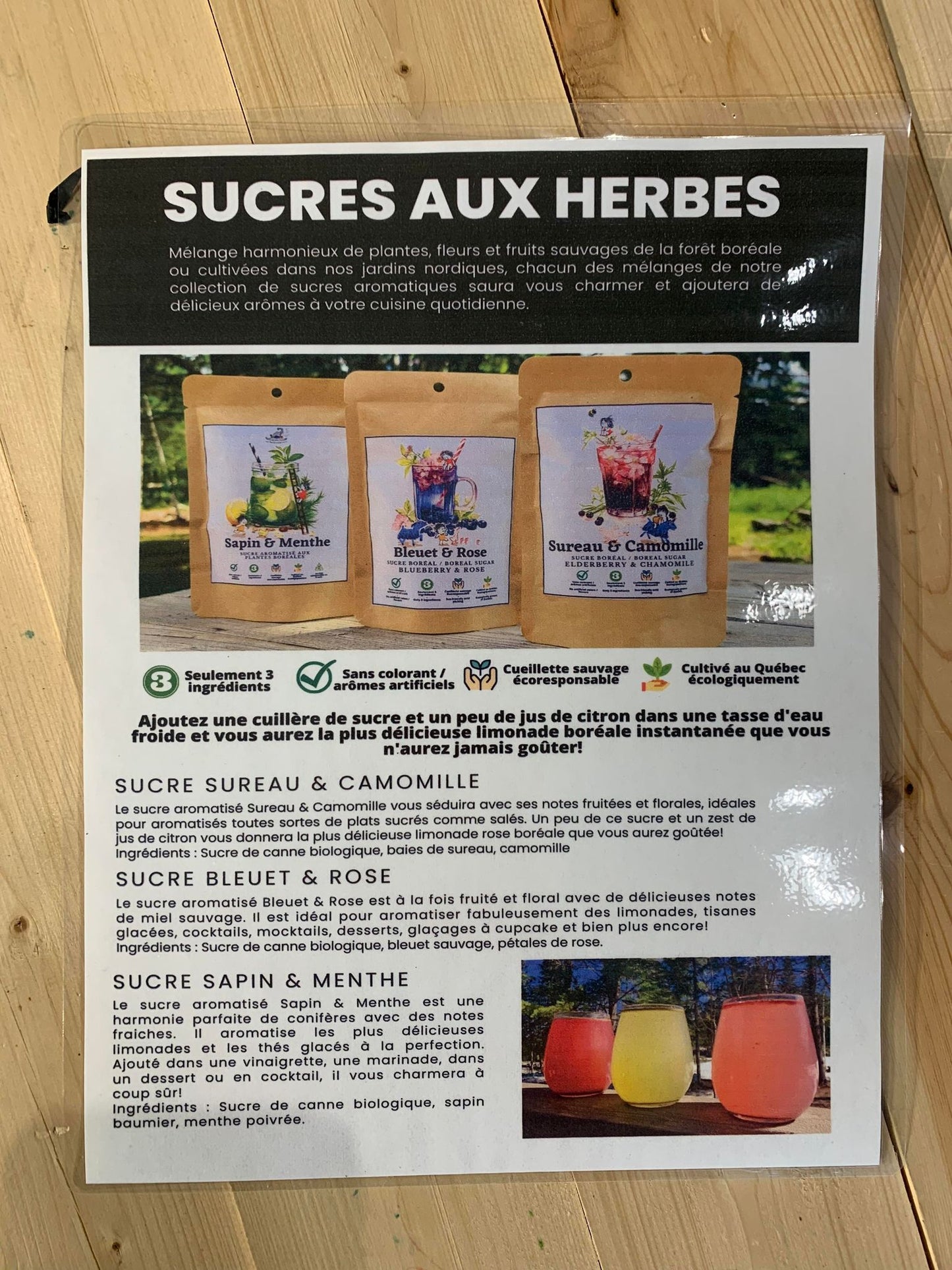 Sucre Sapin & Menthe 115g