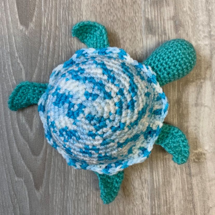 Toutou Tortue bleu