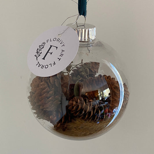 Grande boule de Noël en acrylique