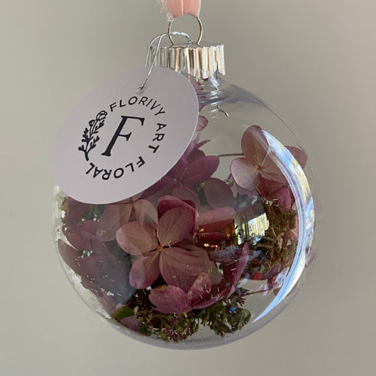 Grande boule de Noël en acrylique