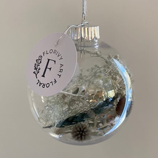 Grande boule de Noël en acrylique