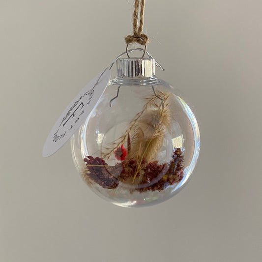 Petite boule de Noël en acrylique