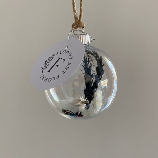 Petite boule de Noël en acrylique