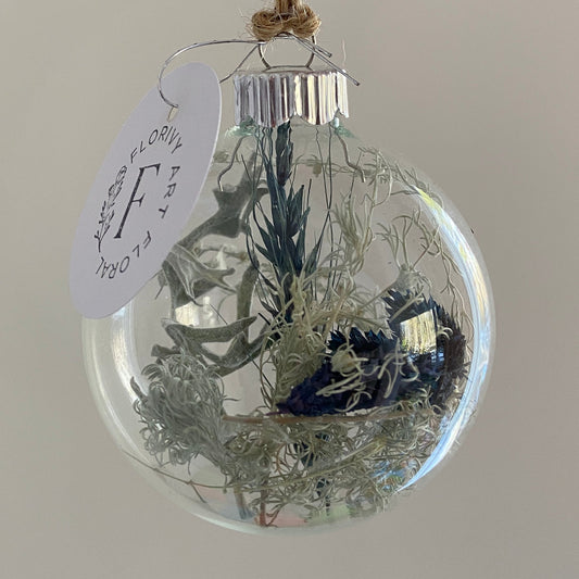 Moyenne boule de Noël en verre