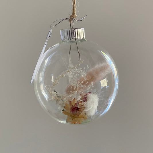 Petite boule de Noël en verre