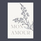 Carte 5"x7" - Mon amour