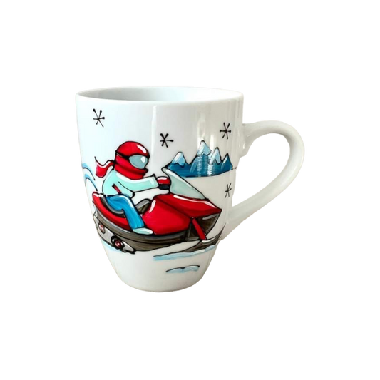 Tasse Motoneige rouge