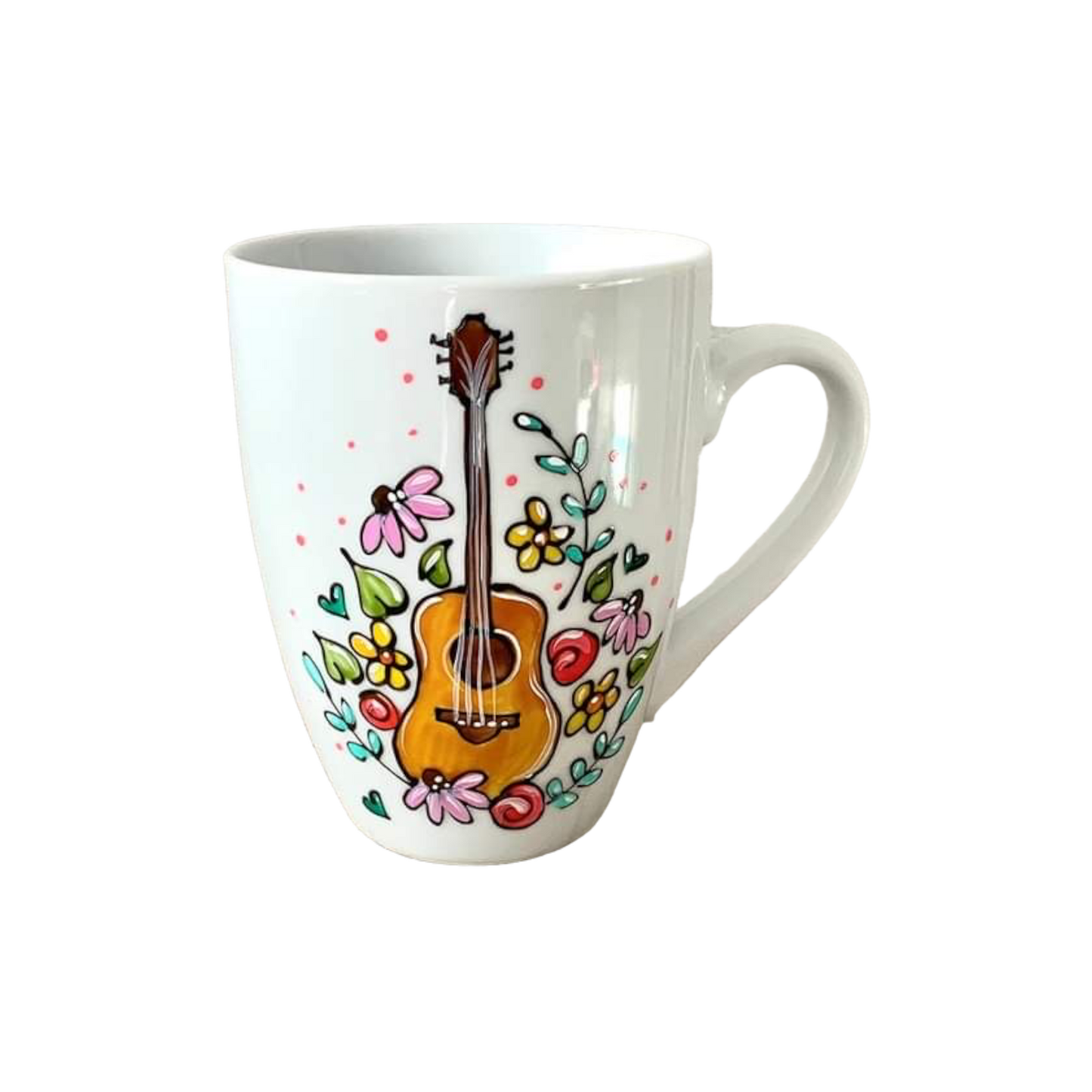 Tasse Guitare fleurie