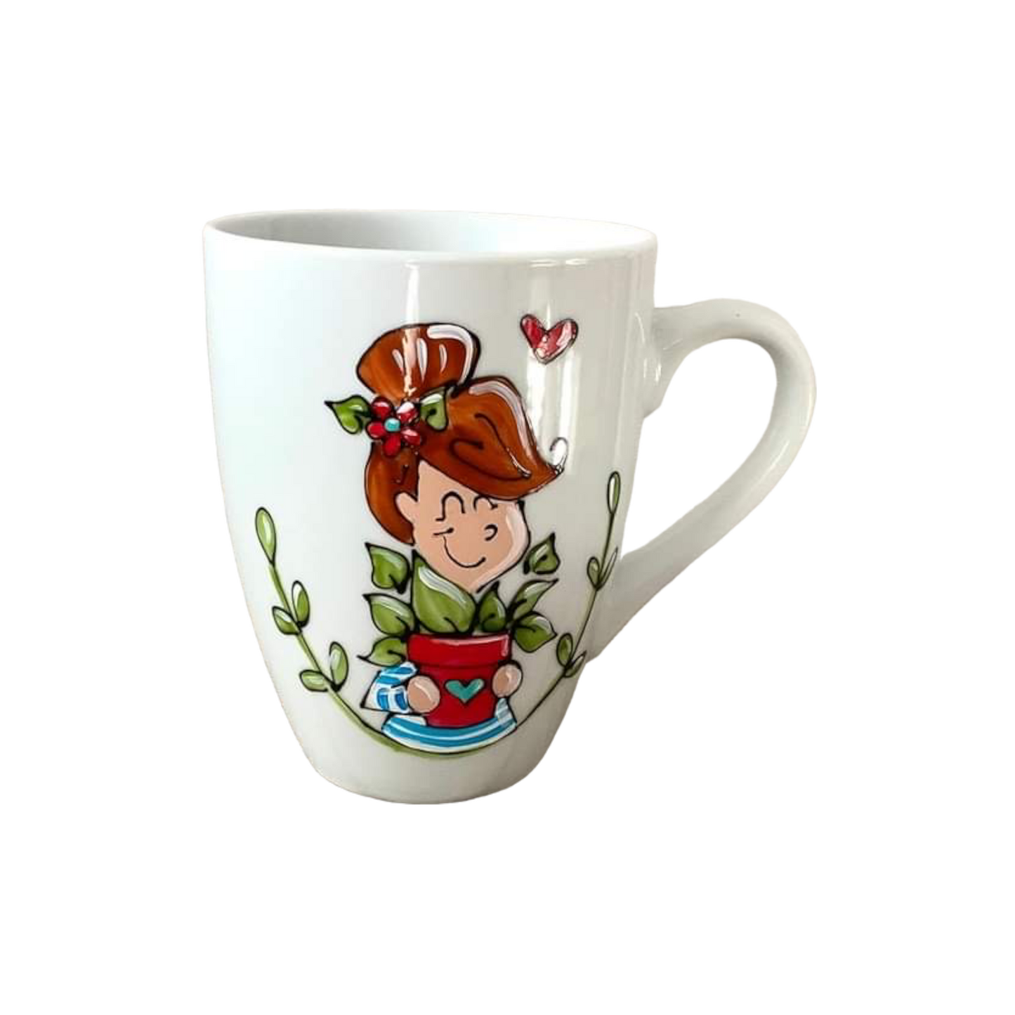 Tasse Fille qui aime les plantes